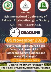 8th International Conference of Pakistan Phytopathological Society (8ICPPS)