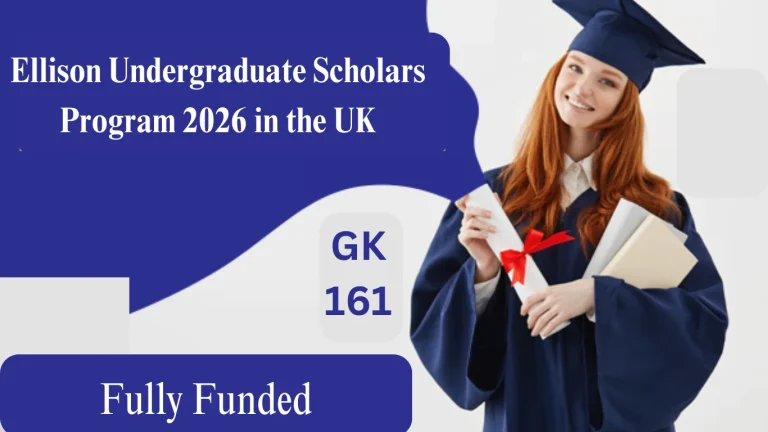 Ellison Undergraduate Scholars Program 2026