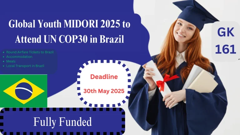 Global Youth MIDORI 2025 to Attend UN COP30 in Brazil