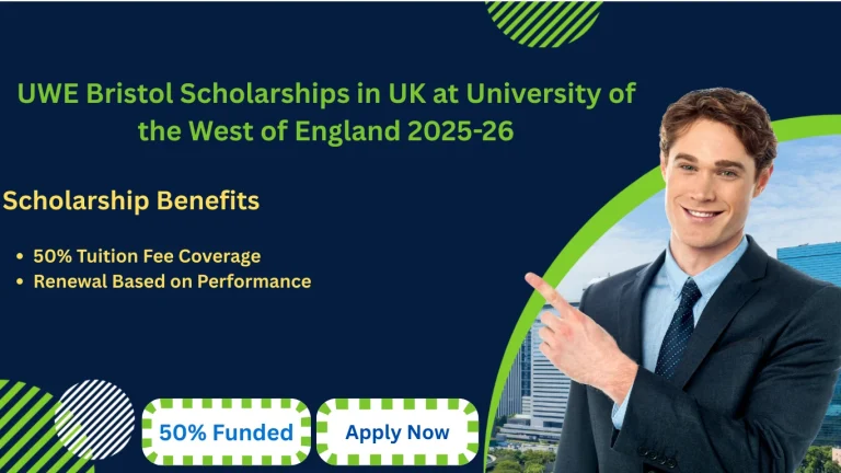 UWE Bristol Scholarships in UK at University of the West of England 2025-26