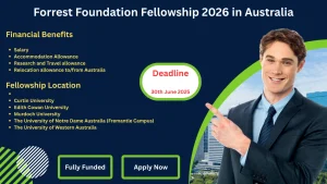 Forrest Foundation Fellowship 2026 in Australia