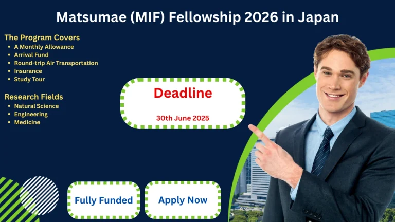 Matsumae (MIF) Fellowship 2026 in Japan