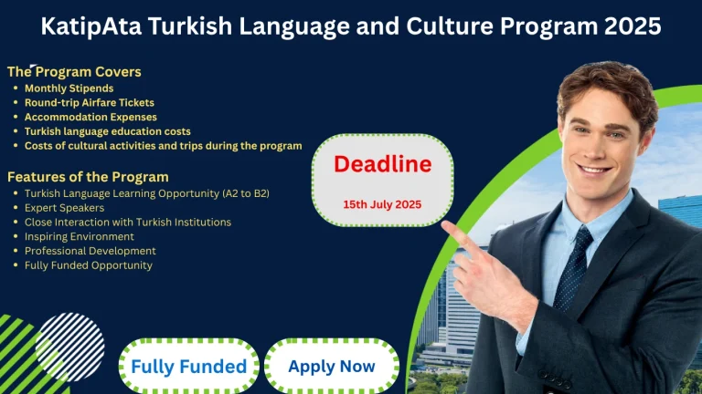 KatipAta Turkish Language and Culture Program 2025 (Fully Funded)