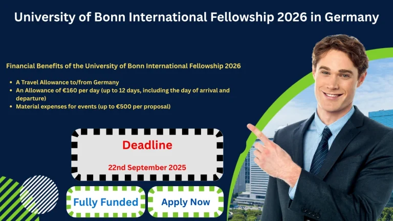 University of Bonn International Fellowship 2026 in Germany (Fully Funded)