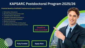 KAPSARC Postdoctoral Program 2025/26