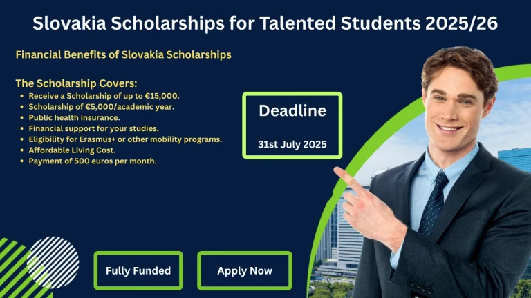 Slovakia Scholarships for Talented Students 2025/26