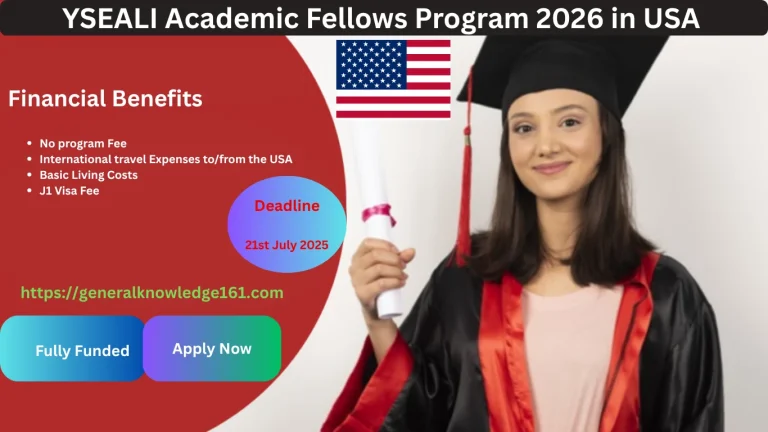 YSEALI Academic Fellows Program 2026 in USA
