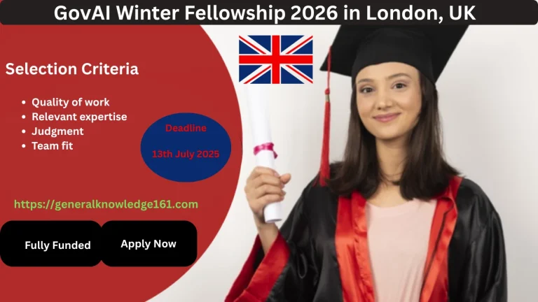 GovAI Winter Fellowship 2026 in London, UK